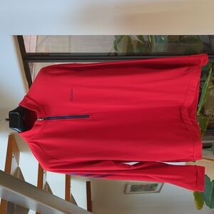 Adidas Golf Men's Red ¼ zip Pullover 3 Stripes - Cascata Las Vegas